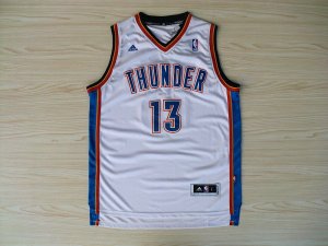 Maillot De Basket Oklahoma City Thunder James Harden 13 Tissus Sportif Fans Edition Blanc
